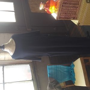 NWOT Pure Jill long navy blue dress (size large tall)